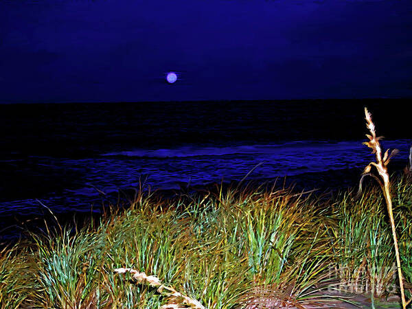 Fine Art Photography Poster featuring the photograph Ghost Moon by Patricia Griffin Brett