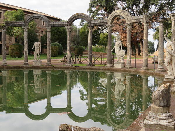 Hadrian Poster featuring the photograph Hadrian's Villa 5 by Laurie Morgan
