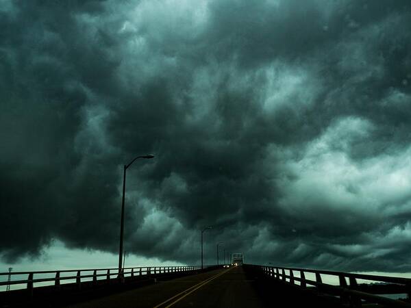 Clouds Poster featuring the photograph Harvey by Jerry Connally