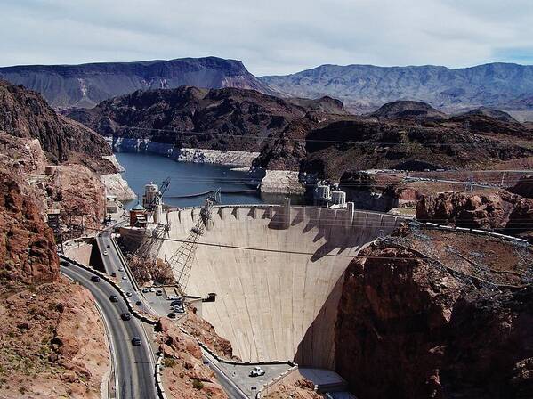 Landmarks Poster featuring the photograph Hoover Dam by Eileen Brymer