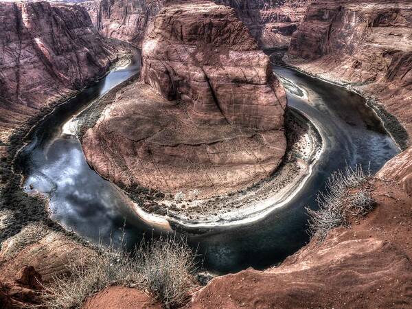 Horse Shoe Bend Poster featuring the photograph Horse Shoe Bend TM by Michael Damiani