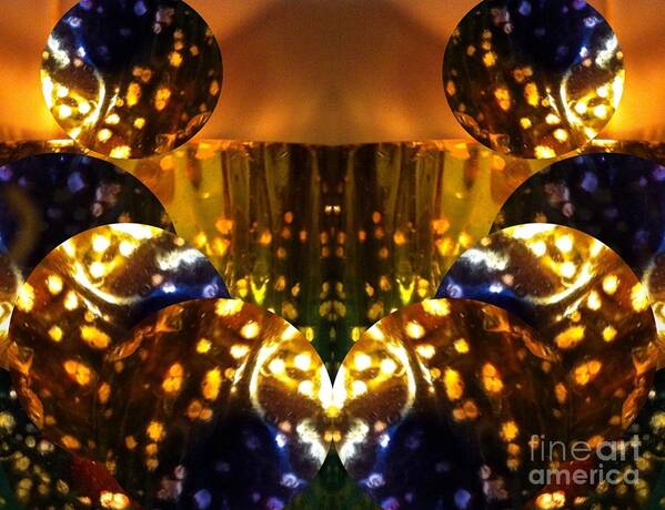 Digital Art Abstract Poster featuring the digital art Imagine That by Gayle Price Thomas
