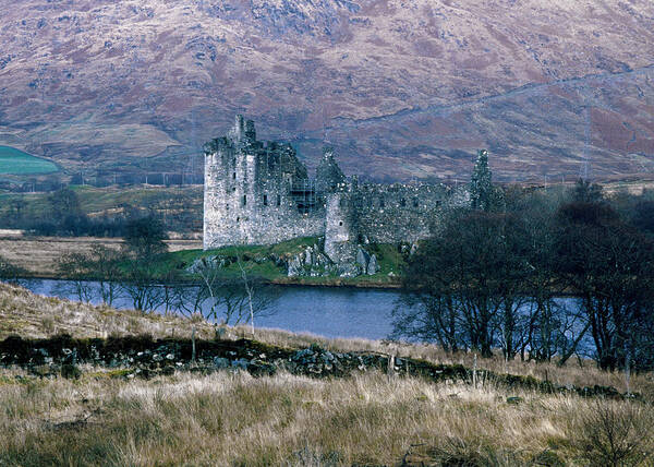 Scottish Poster featuring the photograph Kilchurn Castle, Scotland by Kenneth Campbell