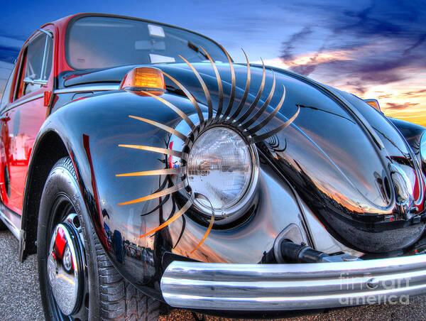 Vw Poster featuring the photograph Lady Bug by Guy Harnett