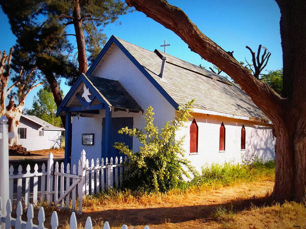 Temecula Poster featuring the photograph Little Country Church by Glenn McCarthy Art and Photography