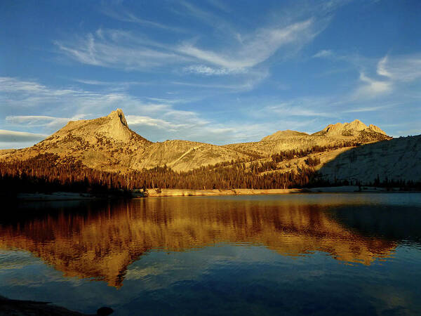 Lower Cathedral Lake Poster featuring the photograph Lower Cathedral Lake Late Afternoon by Amelia Racca
