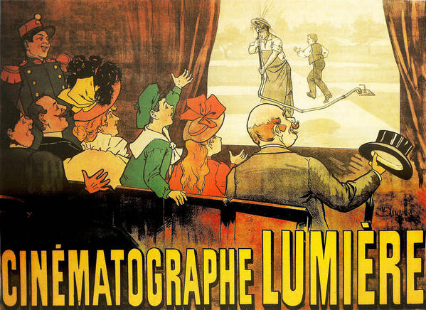 Lumiere Brothers Cinematographe Poster featuring the photograph Lumiere Cinematographe by Georgia Clare