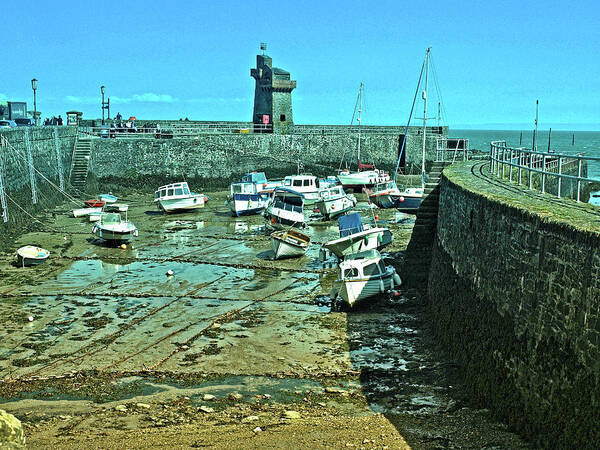 Places Poster featuring the photograph Lynmouth Harbour by Richard Denyer