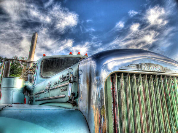 Truck Poster featuring the photograph Mack I by Peter Schumacher