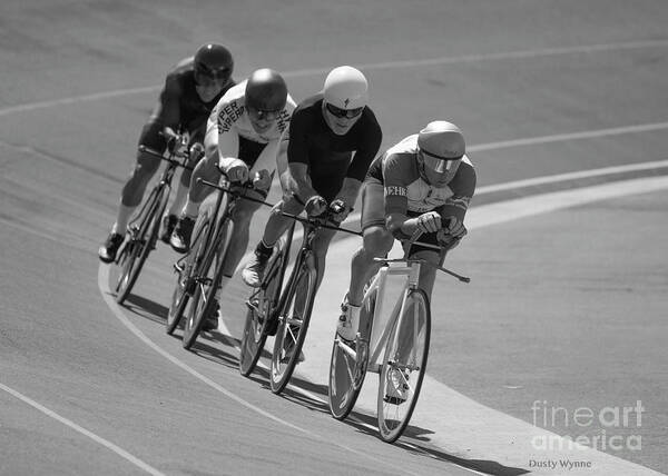 San Diego Poster featuring the photograph Masters Competition Team Pursuit by Dusty Wynne