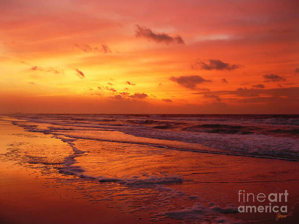 Beach Poster featuring the photograph Myrtle Beach Sunrise II by Jeff Breiman