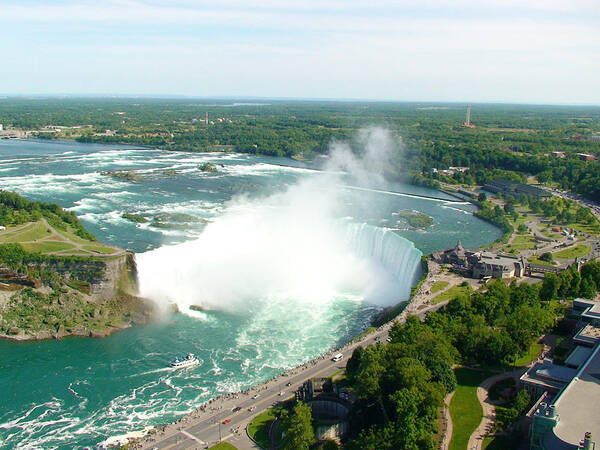 Landscape Poster featuring the photograph Niagara Falls Ontario by Charles Kraus