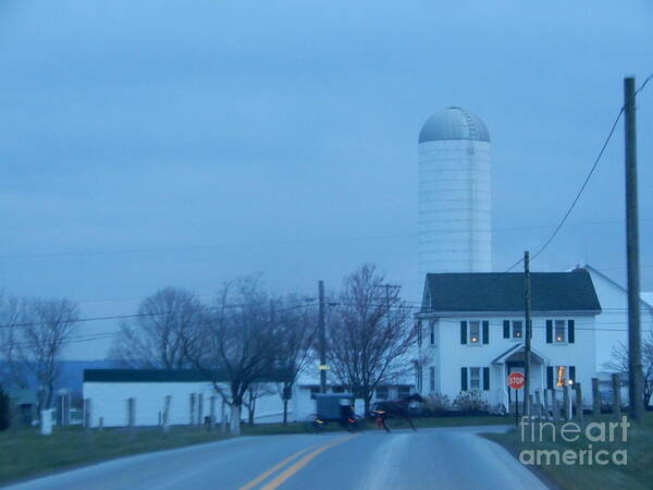 Amish Poster featuring the photograph Nightfall by Christine Clark