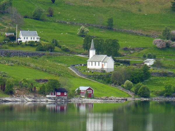 Norway Poster featuring the photograph Norwegian Church by Susan Lafleur