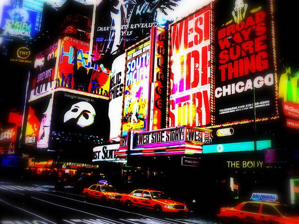Usa Poster featuring the photograph On Funky Broadway by Funkpix Photo Hunter