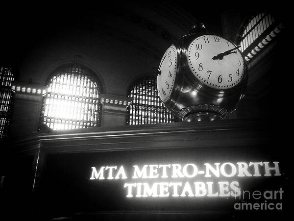 Grand Central Poster featuring the photograph On Time at Grand Central Station by James Aiken