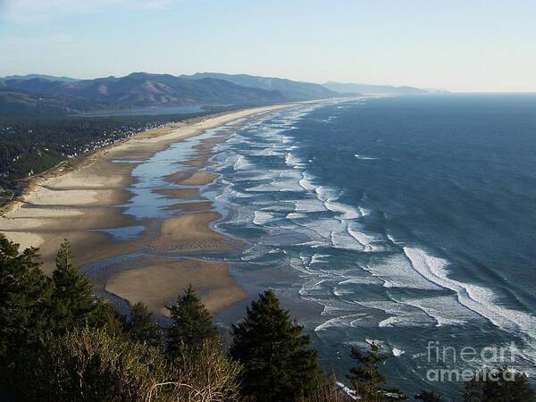 Pacific Ocean Poster featuring the photograph Pacific Ocean - Oswald West by Julie Rauscher