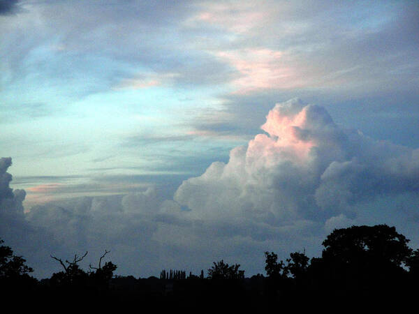 Clouds Poster featuring the photograph Painted by nature by Susan Baker