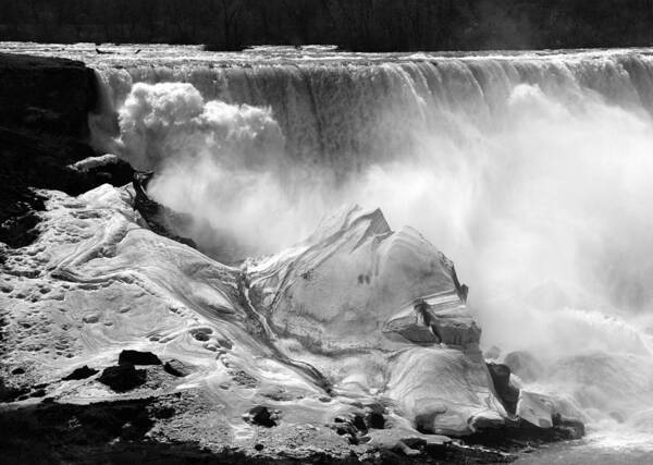 Landscape Poster featuring the photograph Patterns in Nature in Black and White by Paul Ross