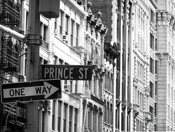 Greenwich Village Poster featuring the photograph Prince Street by Mary Capriole