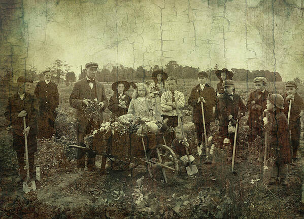 Boy Poster featuring the photograph Proud Harvest by Char Szabo-Perricelli