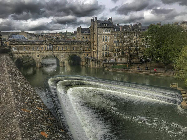 Pulteney Bridge Poster featuring the photograph Pulteney Bridge by Pat Moore