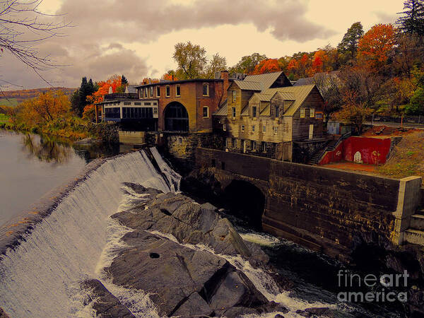 Quechee Poster featuring the photograph Quechee VT by Mim White