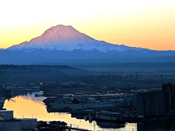 Mount Rainier Poster featuring the photograph Rainier 7 by Sean Griffin