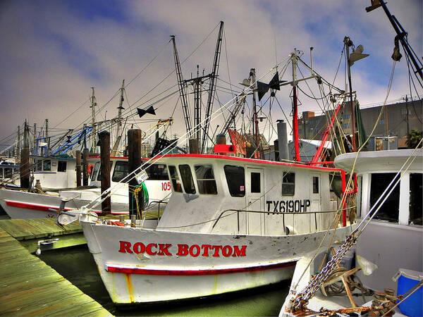 Boat Poster featuring the photograph Rock Bottom by Savannah Gibbs
