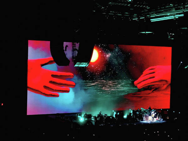 Roger Waters Poster featuring the photograph Roger Waters Tour 2017 - Wish You Were Here I by Tanya Filichkin