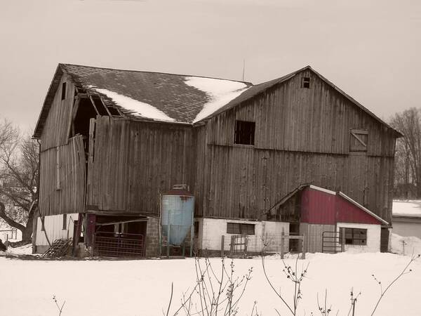 Barn Poster featuring the photograph Rustic Ruins by Scott Ward