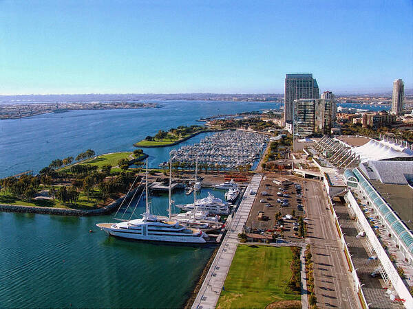 San Diego By Day Poster featuring the photograph San Diego By Day by Glenn McCarthy Art and Photography