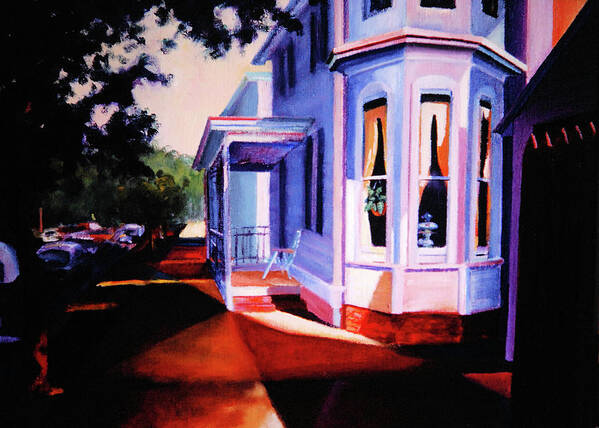 Lambertville Poster featuring the painting Side Street - Lambertville by Robert Henne