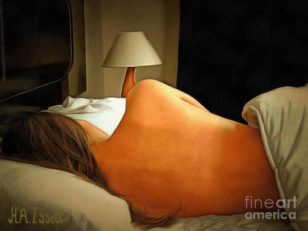 Sleep Poster featuring the digital art Sleeping by Humphrey Isselt