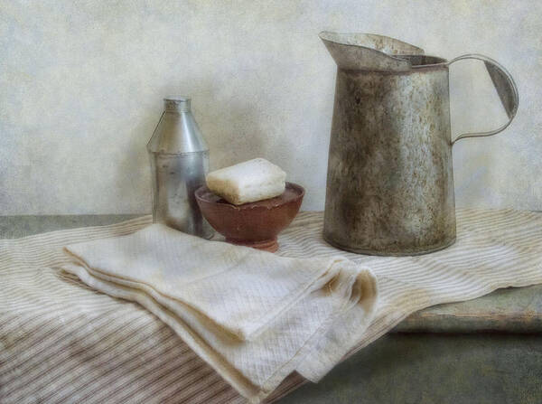 Antiquity Poster featuring the photograph Soap and Water by Robin-Lee Vieira