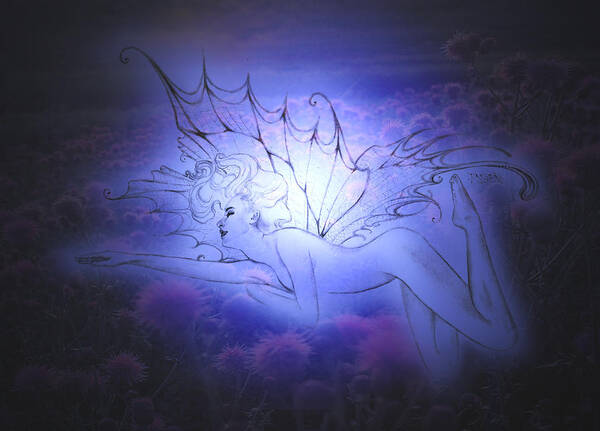 Fairy Poster featuring the painting Spirit Fay by Ragen Mendenhall