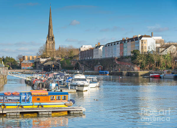 Bristol Poster featuring the photograph St Mary Redcliffe Church, Bristol by Colin Rayner