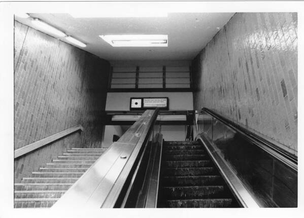 Escalator Poster featuring the photograph Station Stop by Joseph Caban