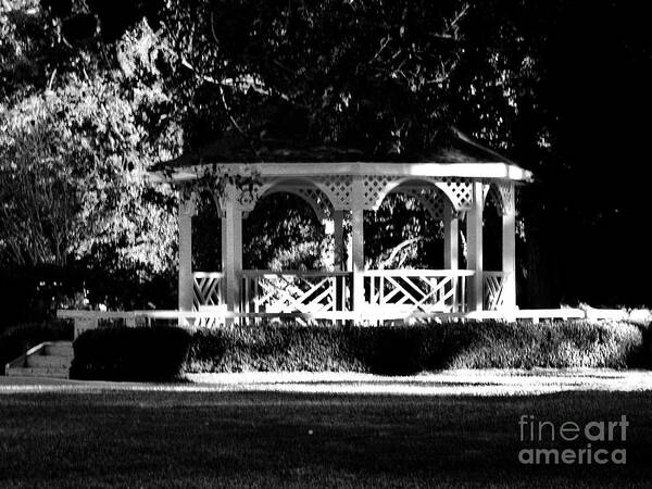 Gazebo Poster featuring the photograph Summer in the South #1 by Leslie Revels
