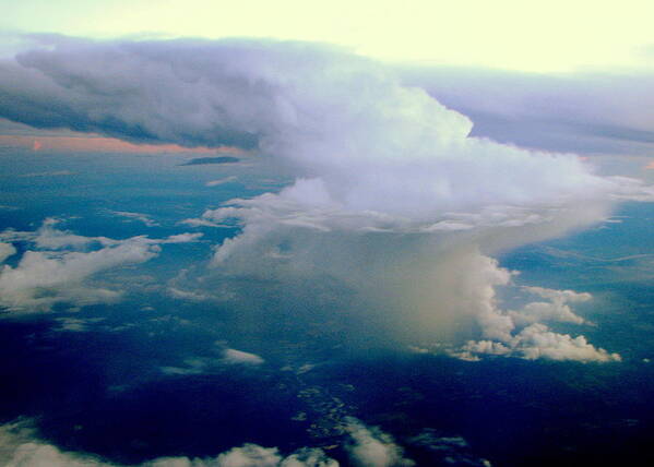 Thunderstorm.storm Poster featuring the photograph Summer Storm by T Guy Spencer