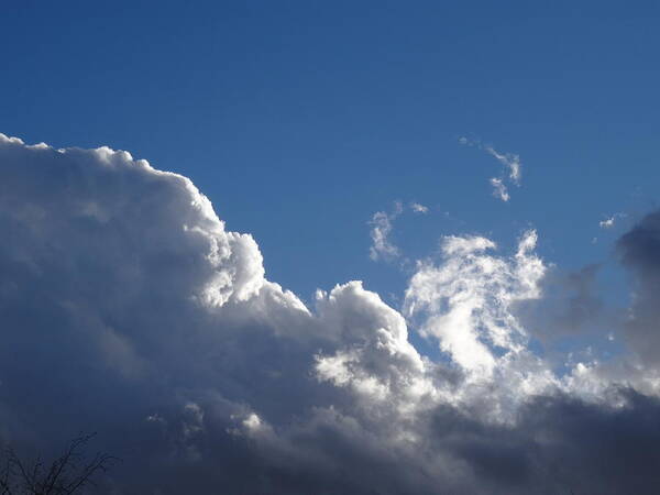 Cloud Poster featuring the photograph Sun on the clouds by Karen Jane Jones