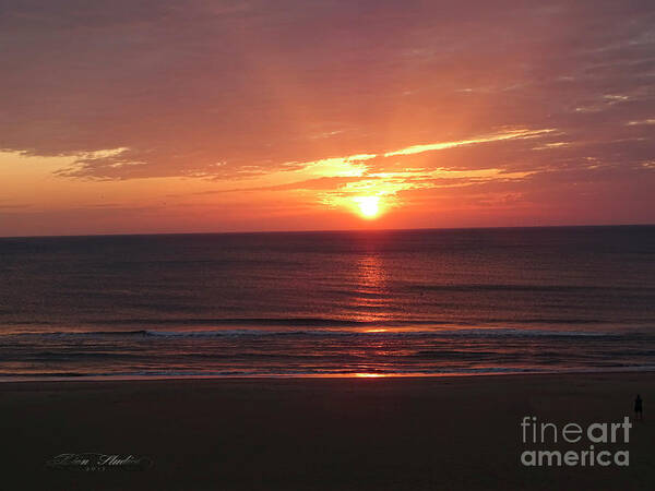 Photoshop Poster featuring the photograph Sunrise Virginia Beach by Melissa Messick