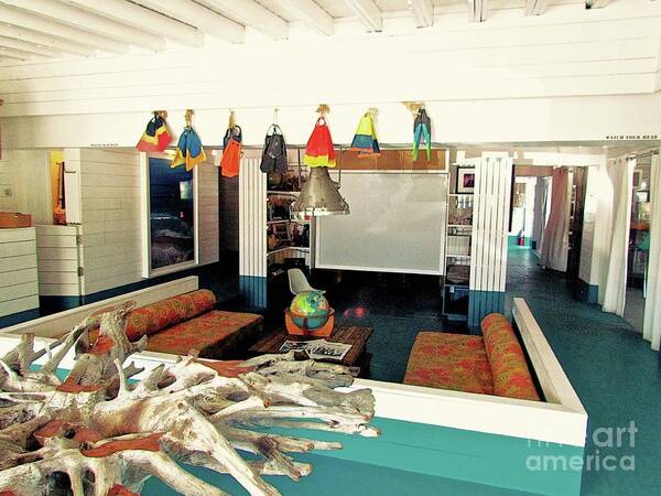 Surf Lodge Poster featuring the photograph Surf Lodge Interior by Beth Saffer