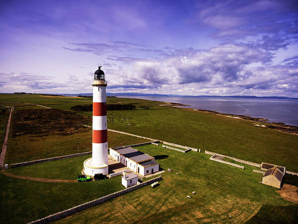 Tarbat Ness Lighthouse Poster featuring the photograph Tarbat Ness Lighthouse by Ian Good