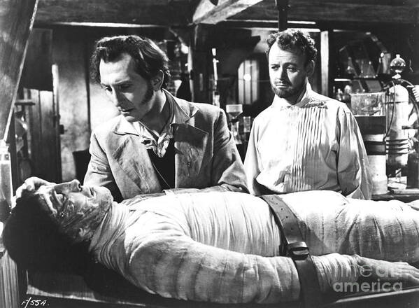 Baron Victor Frankenstein Poster featuring the photograph The Curse of Frankenstein 1957 Baron Victor Frankenstein by Vintage Collectables