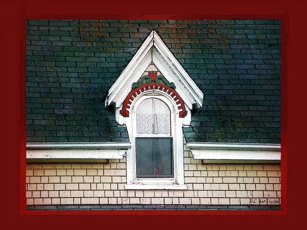 Canada Poster featuring the painting The Ornamented Gable by RC DeWinter