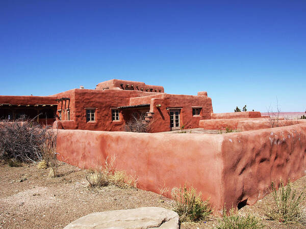 Painted Desert Poster featuring the photograph The Painted Desert Inn by Mary Capriole