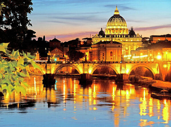 Italy Poster featuring the photograph Vatican's St. Peter's by Dennis Cox