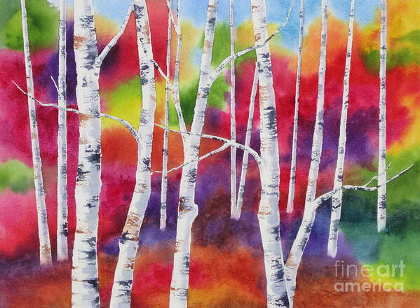 Autumn Poster featuring the painting Vivid Autumn by Deborah Ronglien