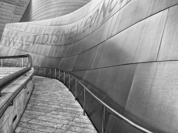 Walt Disney Concert Hall Poster featuring the photograph Walt Disney Concert Hall one by Gary Karlsen